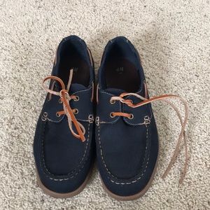 H&M Dark Blue Boat Shoes